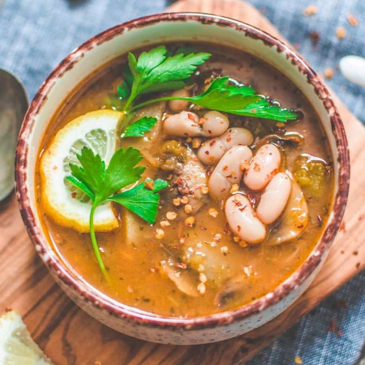 Vegan Green Chili Soup