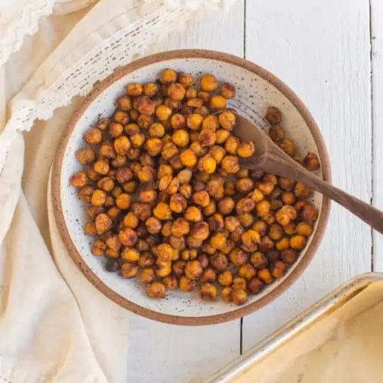 Maple Cinnamon Roasted Chickpeas Recipe