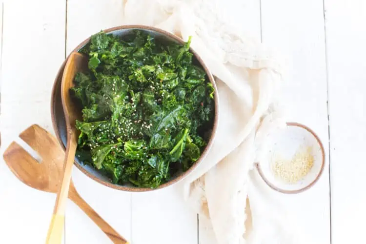 Sauteed Kale with Sesame