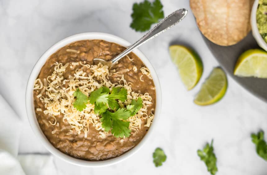 Vegan Refried Beans Recipe in the Instant Pot