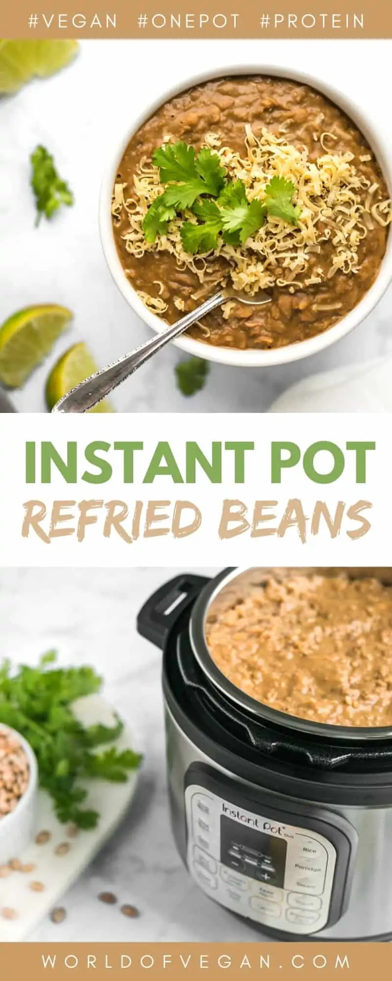 Easy Instant Pot Refried Beans Recipe