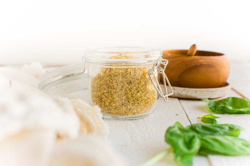 DIY chipotle seasoning in a jar.