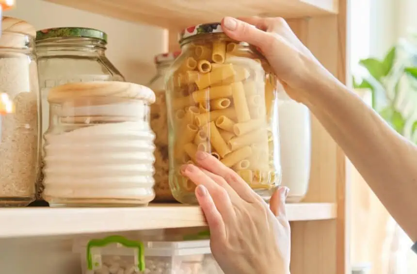 Tip: Use Painters Tape to Label Leftovers and Pantry Items