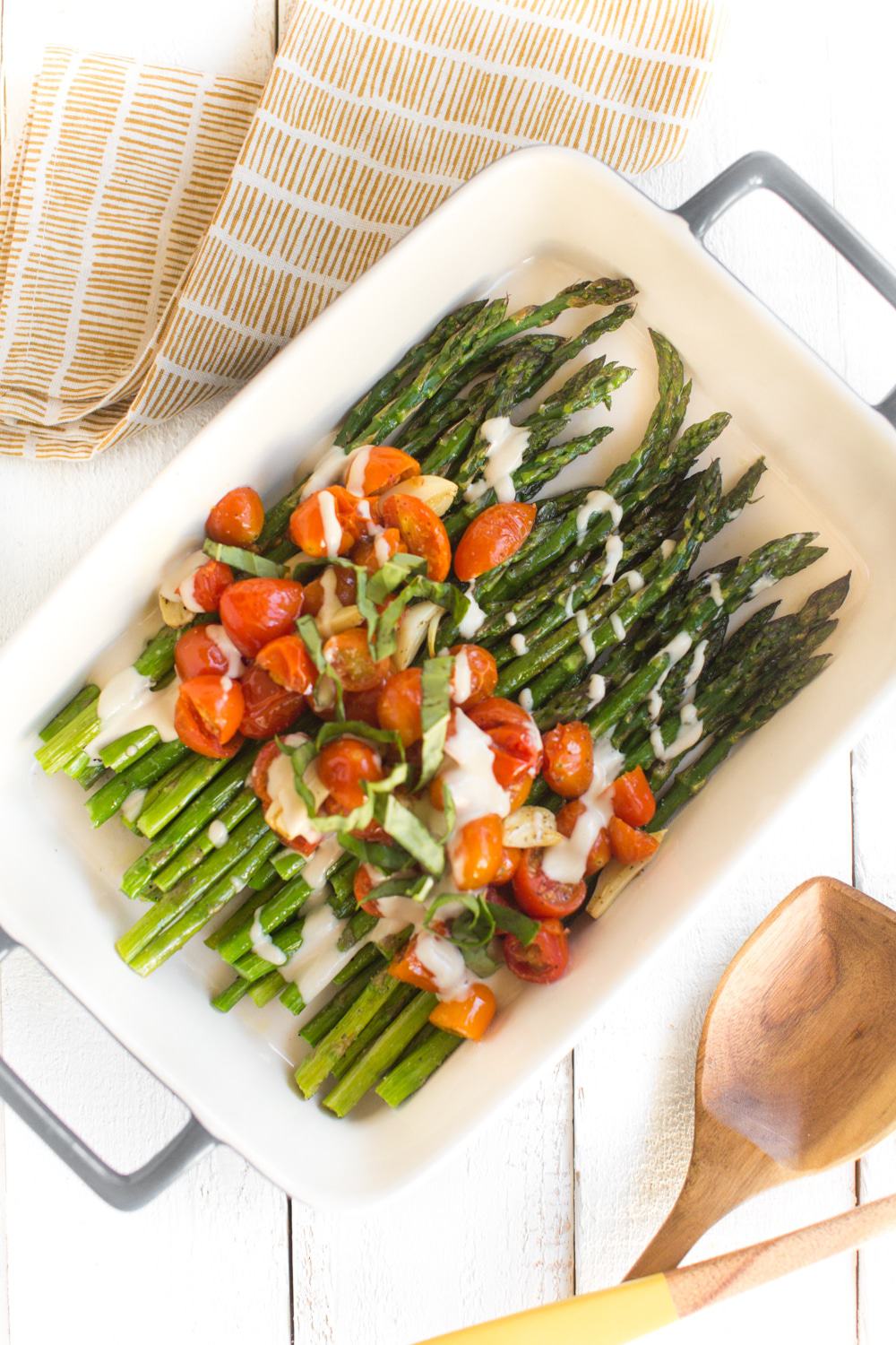 Vegan Spring Dinner Sheet Pan Roasted Asparagus