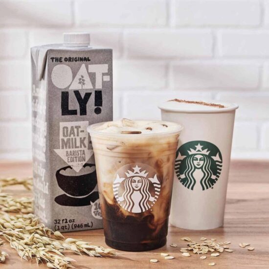 Starbucks oatmilk launch with Oatly