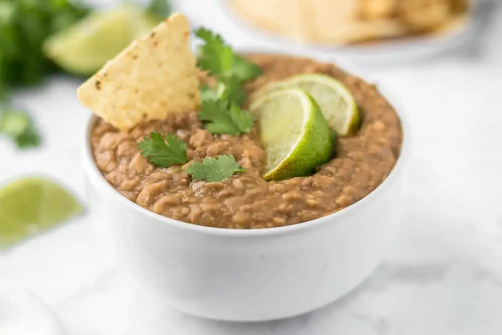 Easy Slow Cooker Vegan Refried Beans