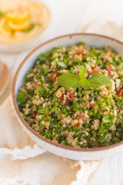 Vegan Mediterranean Recipe for Easy Tabbouleh Salad
