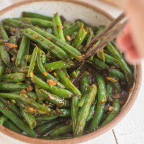 Vegan Chinese Green Beans