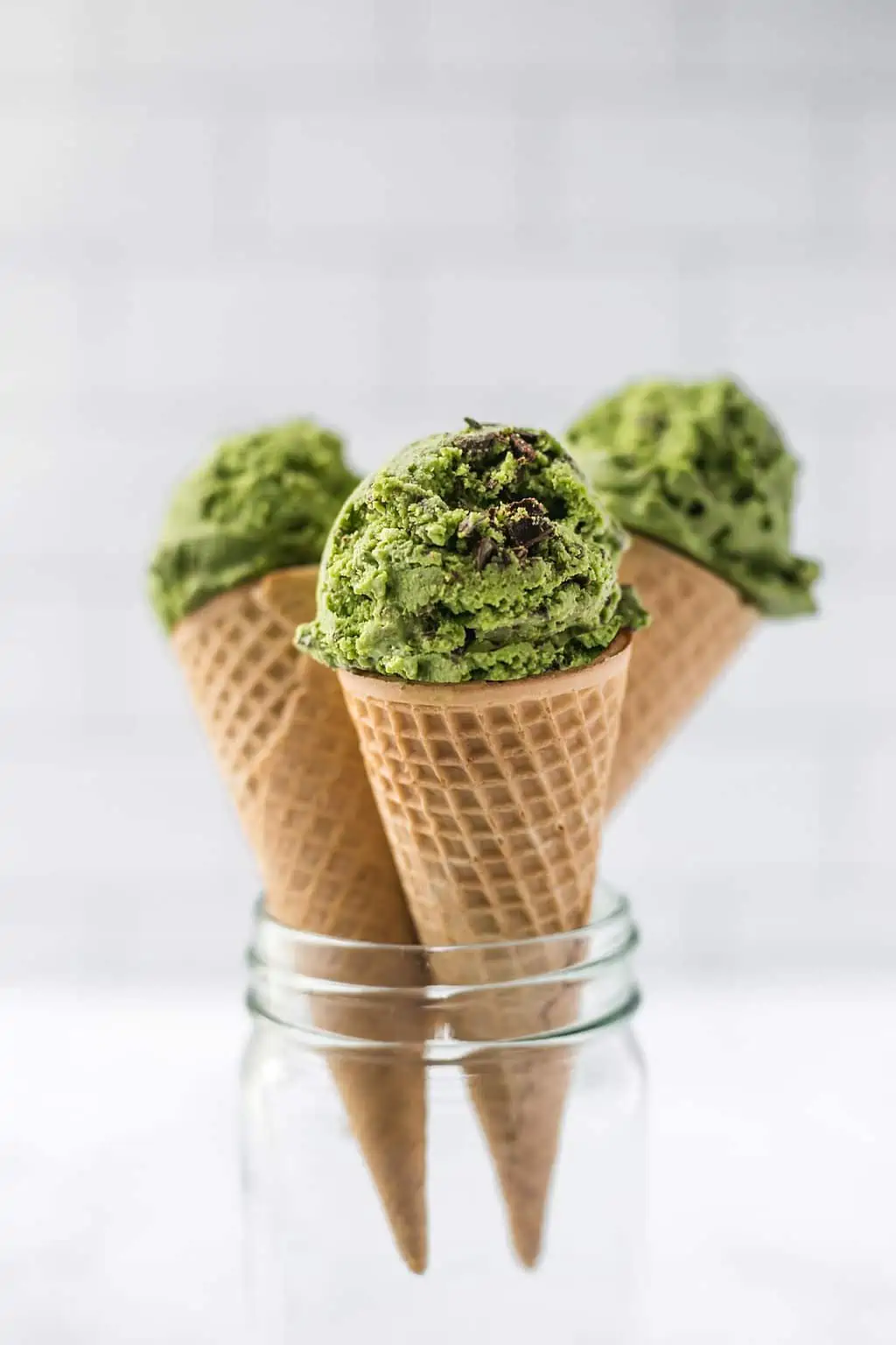 Plant Based Ice Cream Recipe—Matcha Chip