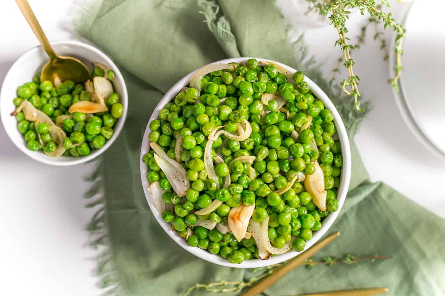 Sheet Pan Roasted Peas A Perfect Simple and Scrumptious Side