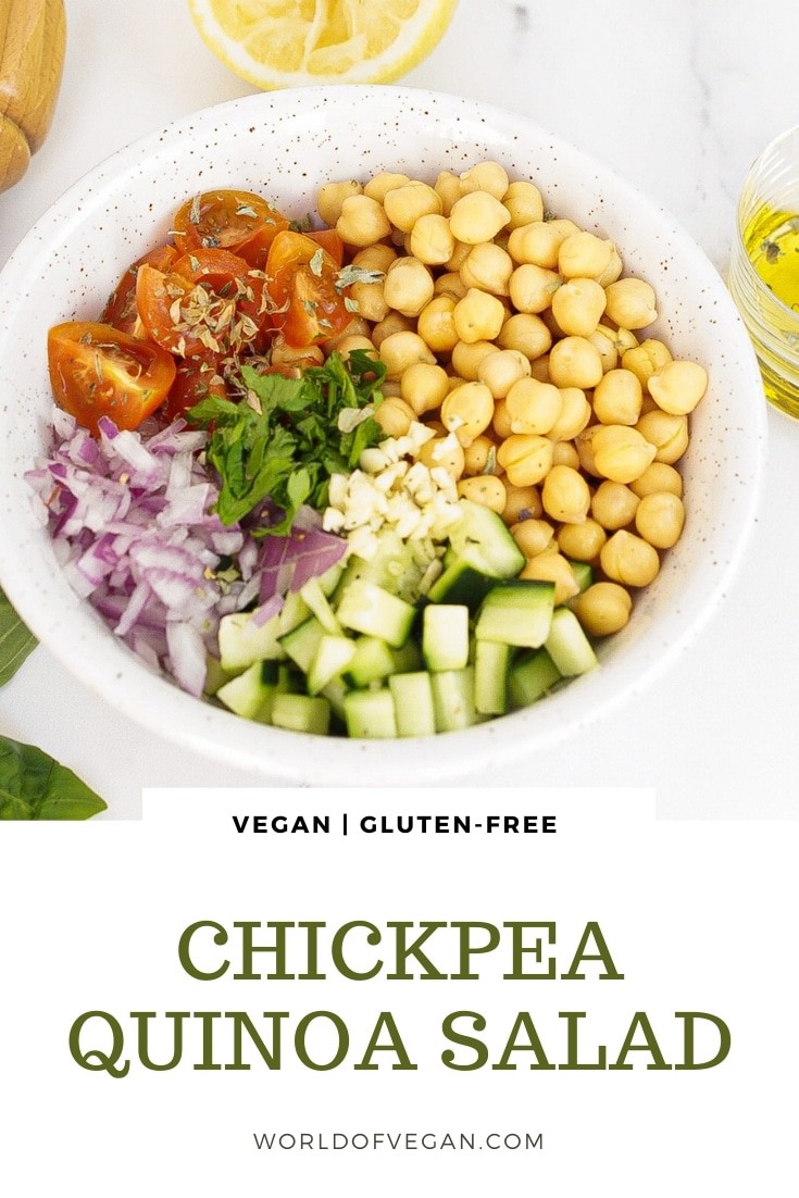 Vegan Chickpea Quinoa Salad