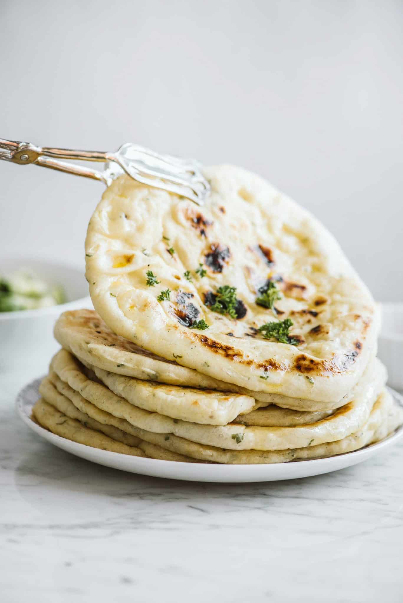 Easy Vegan Pita Bread Recipe Made on the Stovetop