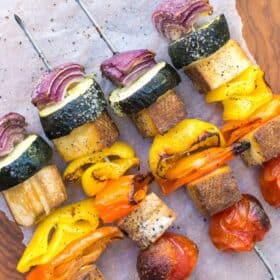 Grilled Tofu Veggie Kebabs for your Vegan Barbecue
