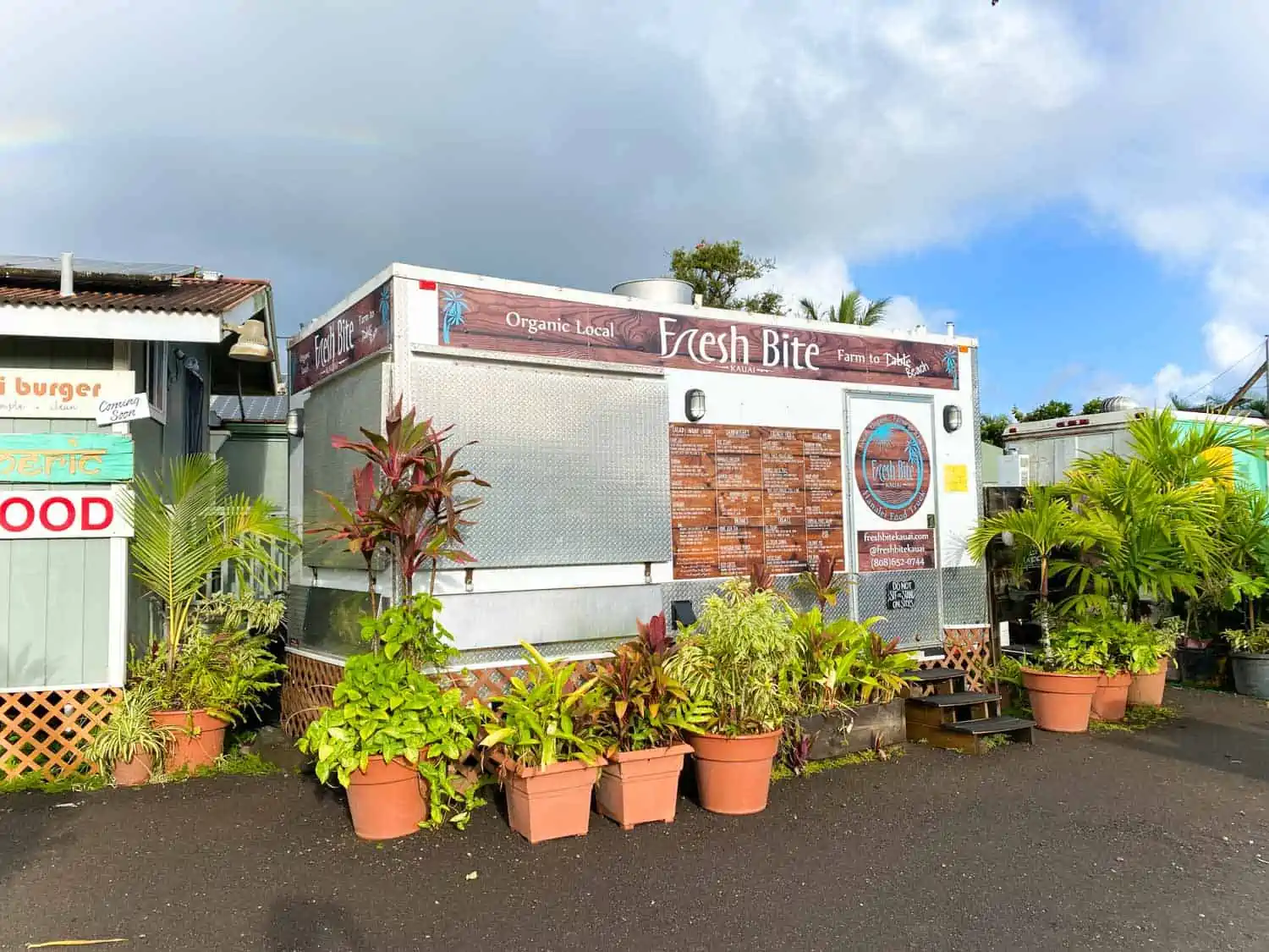 Vegan Friendly Fresh Bite Food Truck in Hanalei Kauai