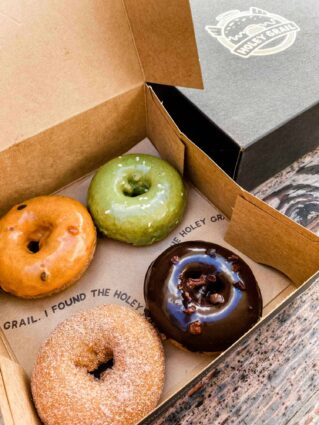 Box of Holey Grail Donuts on the North Shore in Kauai