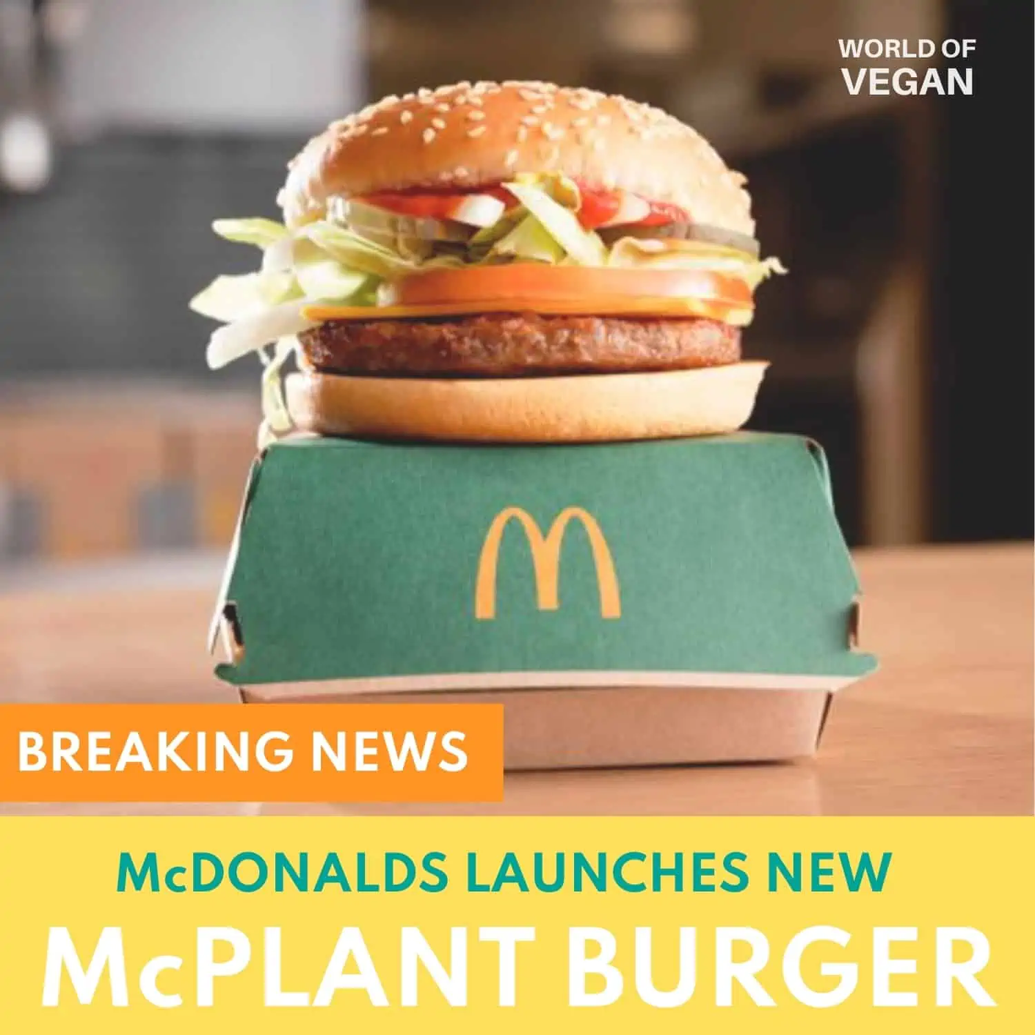 mcdonalds mcplant burger photo news