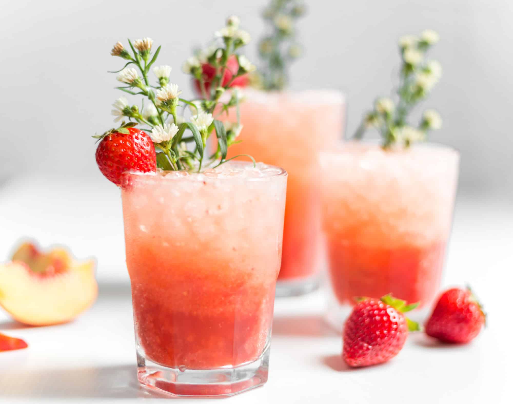 Strawberry Peach Spritzer