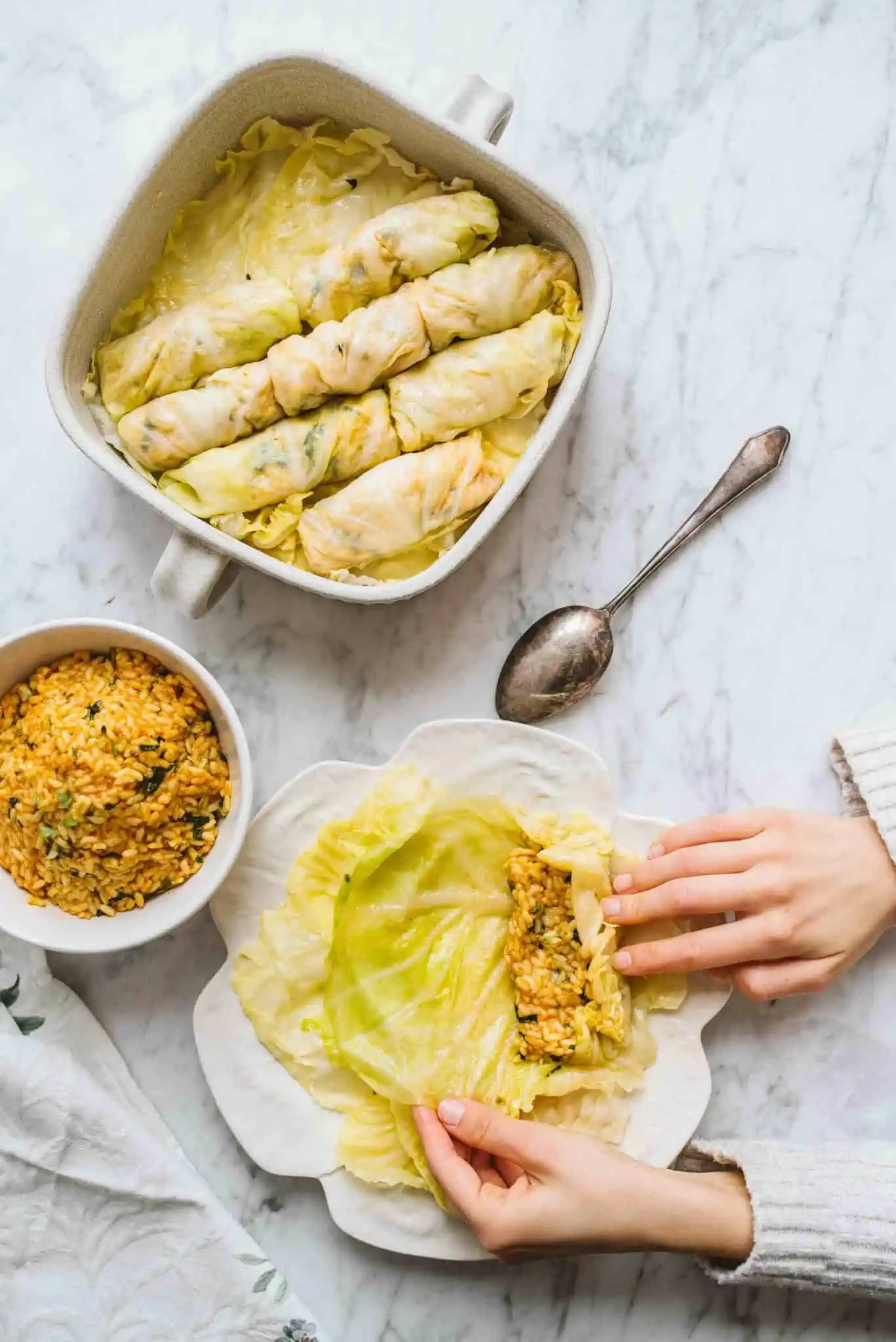 Plant Based Stuffed Cabbage Rolls Jewish Vegan Recipe