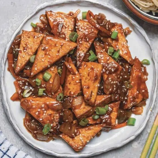 Vegan Crispy Tofu With Sweet and Sour Sauce Recipe