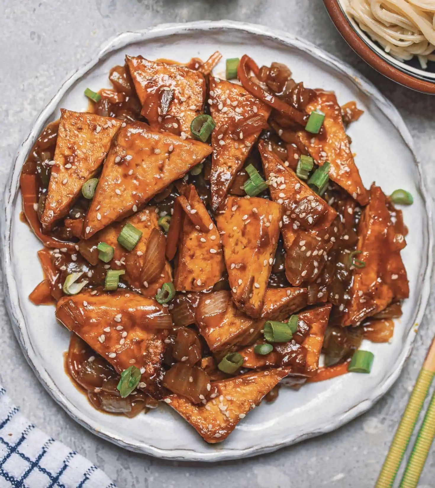 Vegan Crispy Tofu With Sweet and Sour Sauce Recipe