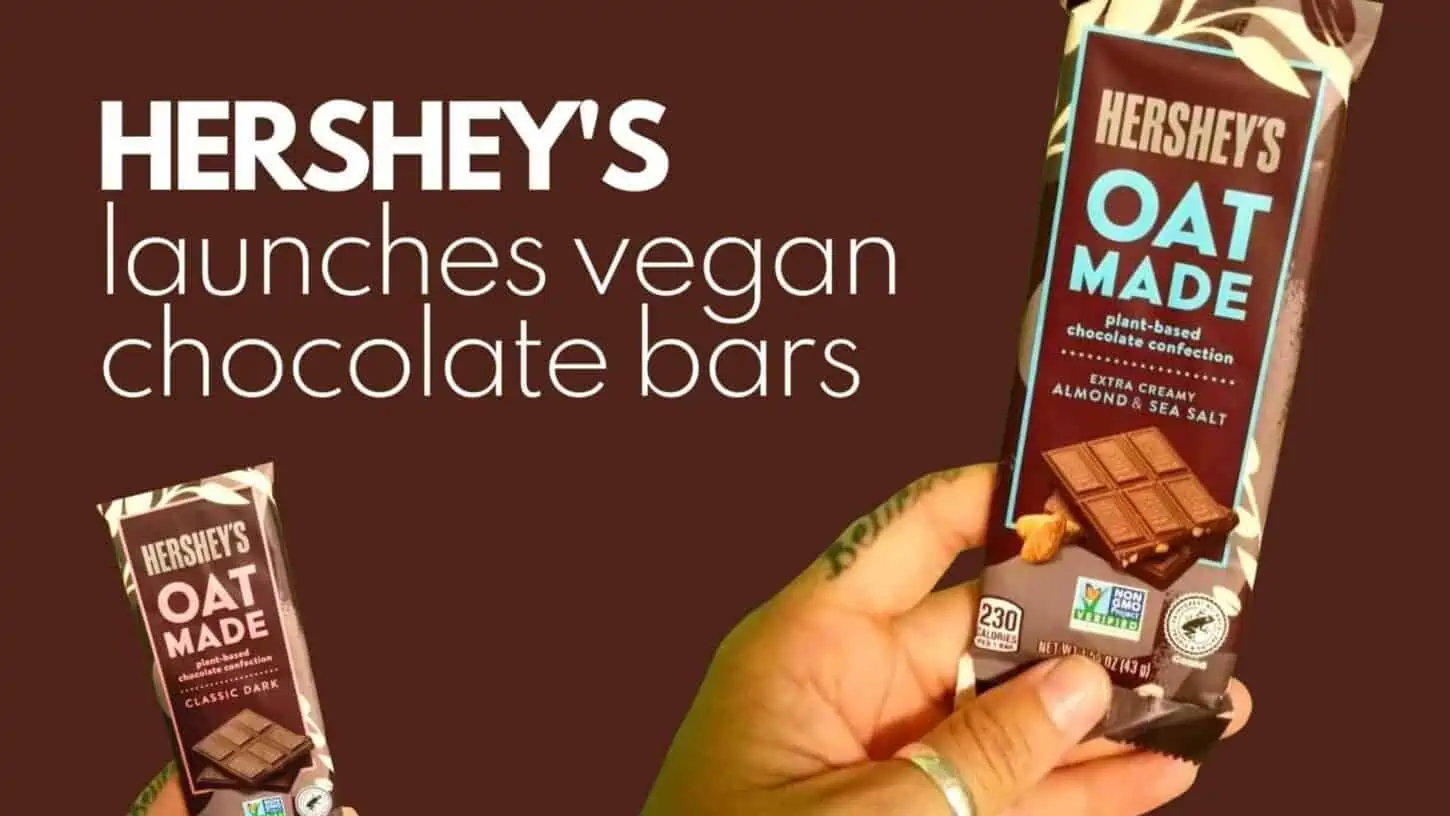 Hersheys Oat Milk Chocolate Bars Cover Photo World of Vegan