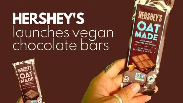 New Hershey's Oat Milk Chocolate Bars—Spotted & 100% Vegan!
