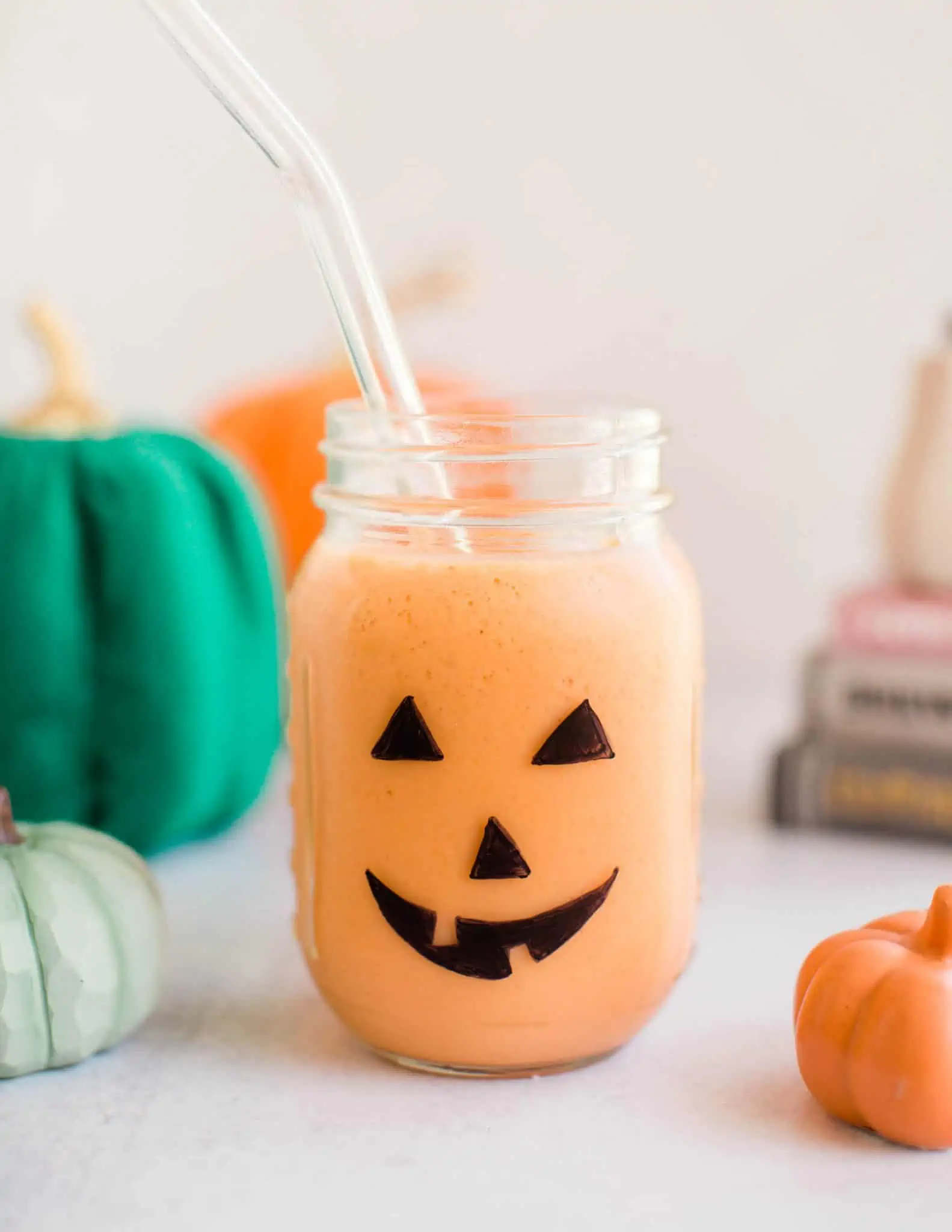 Vegan Pumpkin Halloween Smoothie