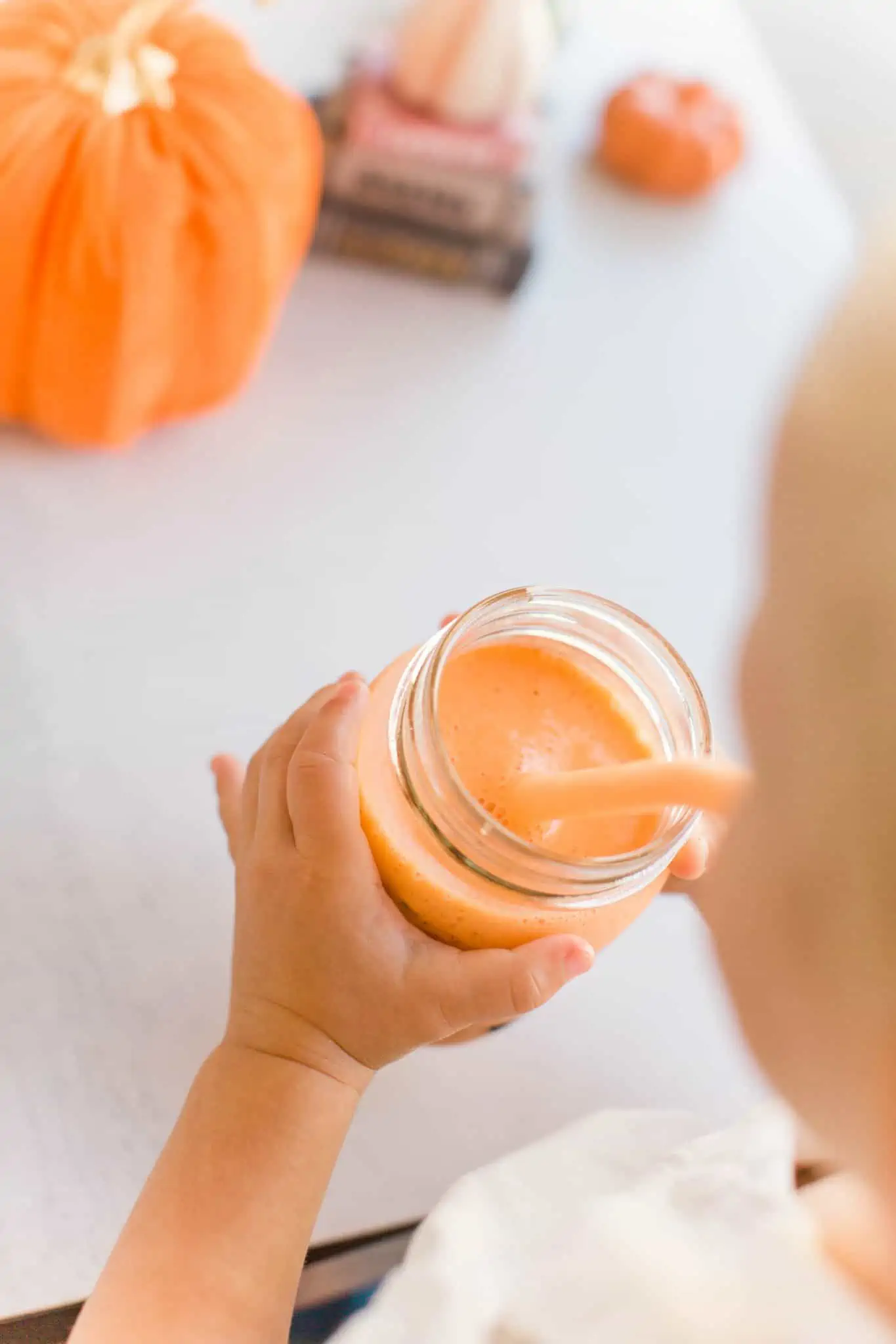 Jack O Lantern Vegan Halloween Smoothie