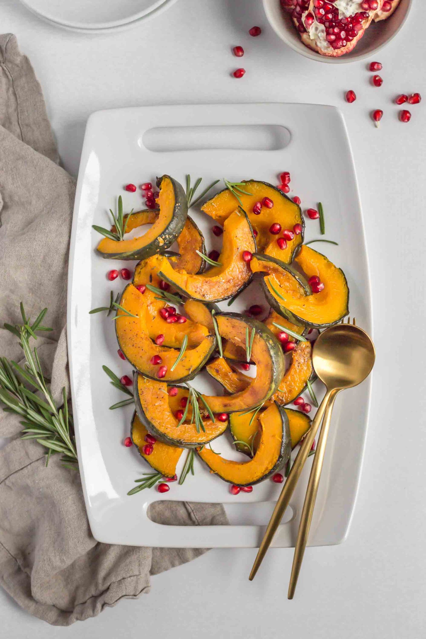 Air Fryer Kabocha Squash Vegan Thanksgiving Recipe