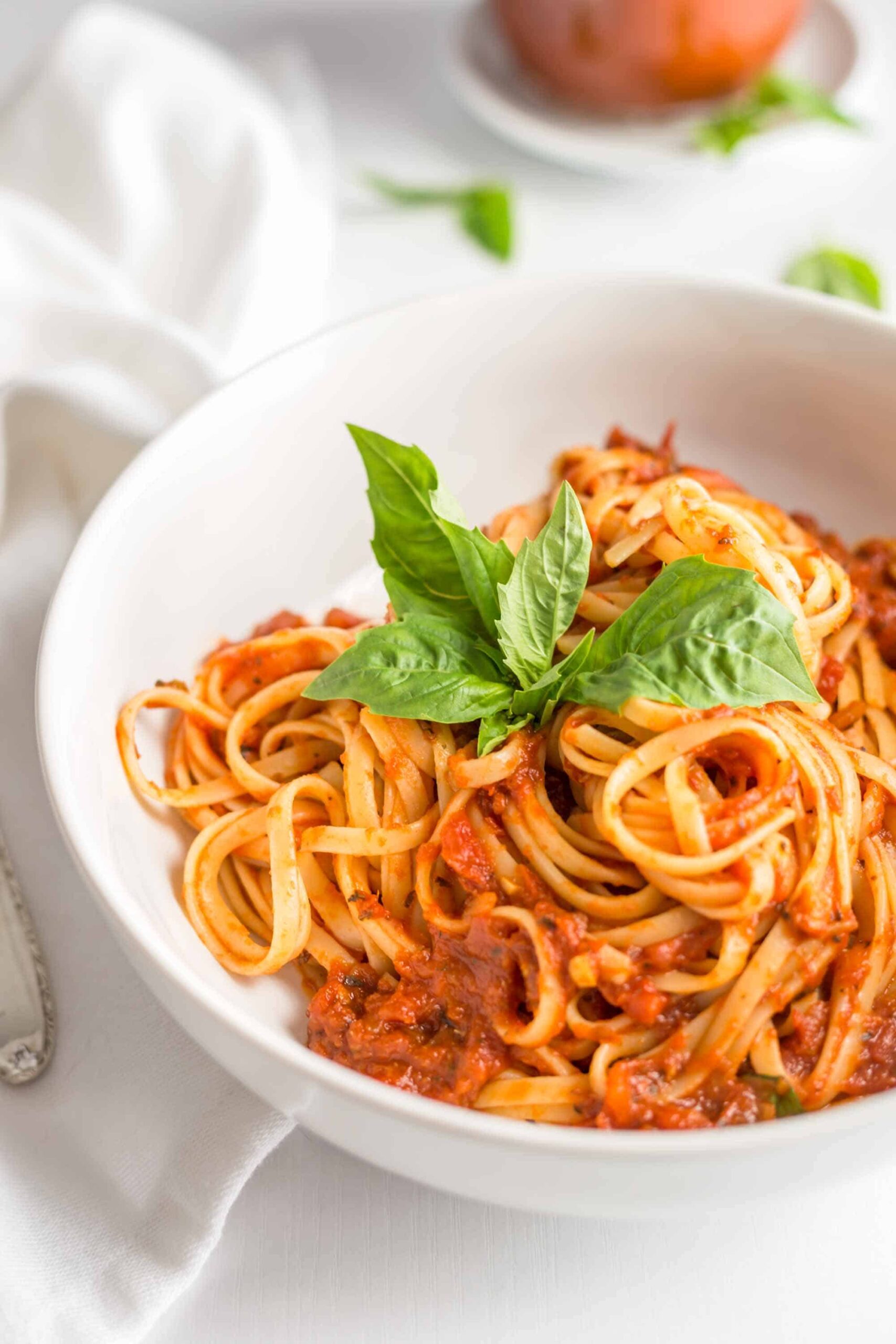 Pasta Marinara with Homemade Sauce