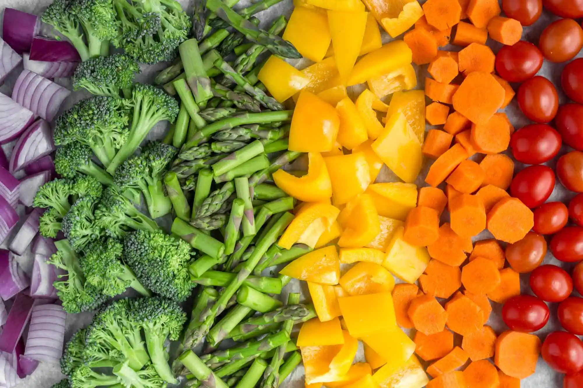 Rainbow Vegetables Food Photography Art
