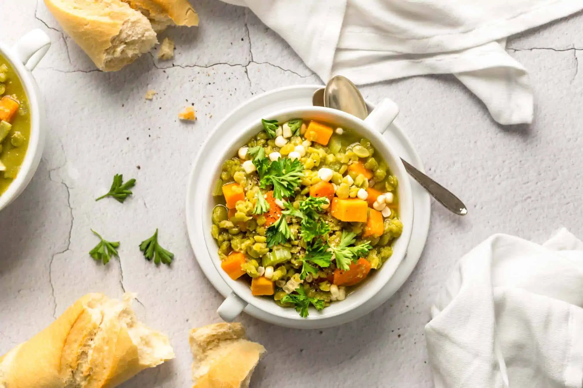 The Best Winter Vegan Split Pea Sweet Potato Soup Recipe