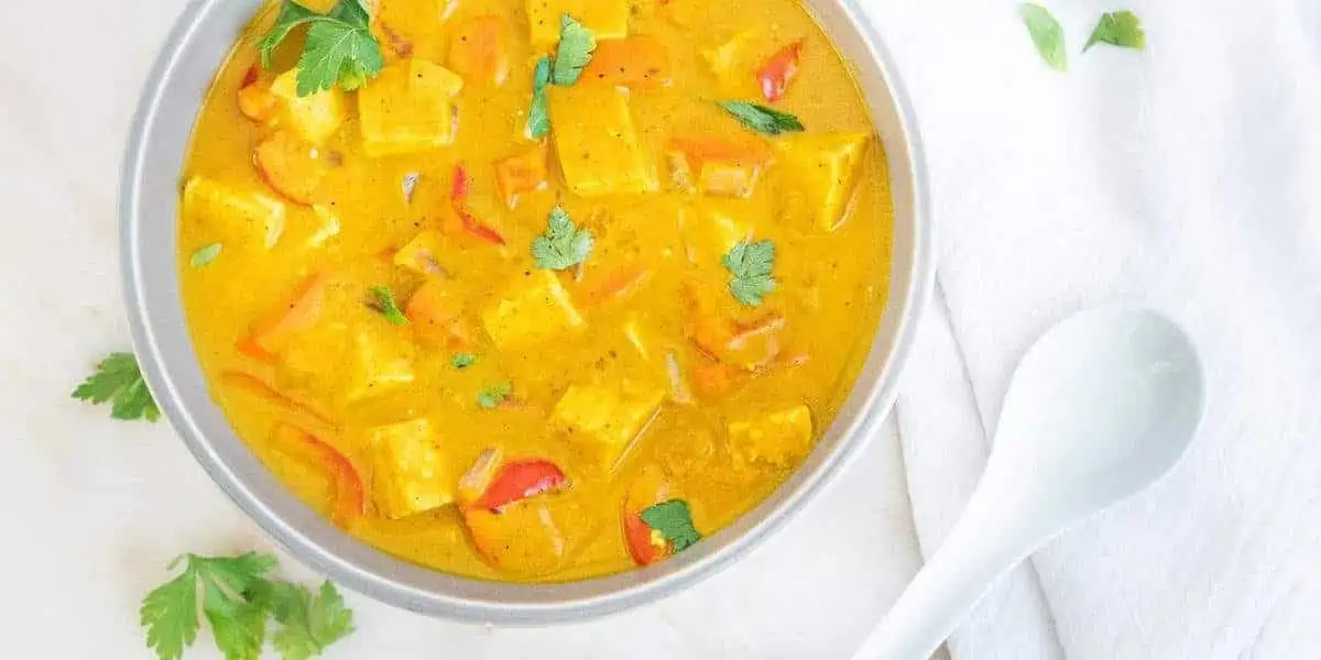 Vegan Pumpkin Curry with Tofu from Plant Based on a Budget