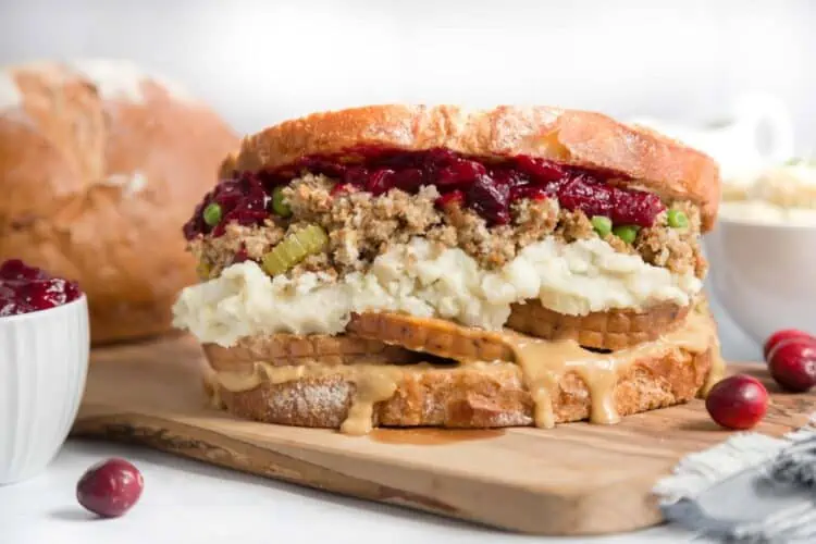 Ultimate Air Fryer Sandwich (Made With Thanksgiving Leftovers)
