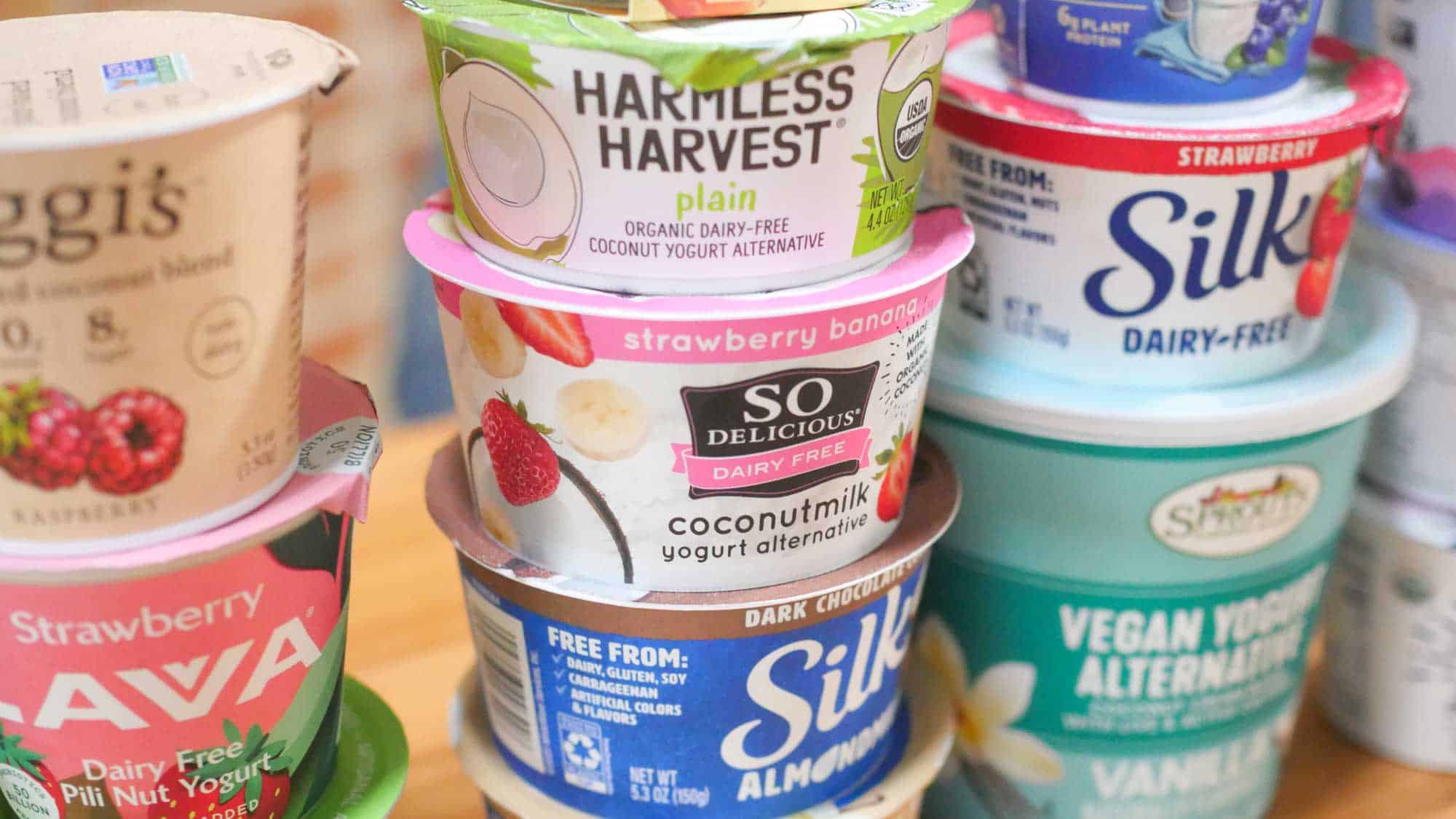 best vegan yogurt brands so delicious silk harmless harvest siggis lava