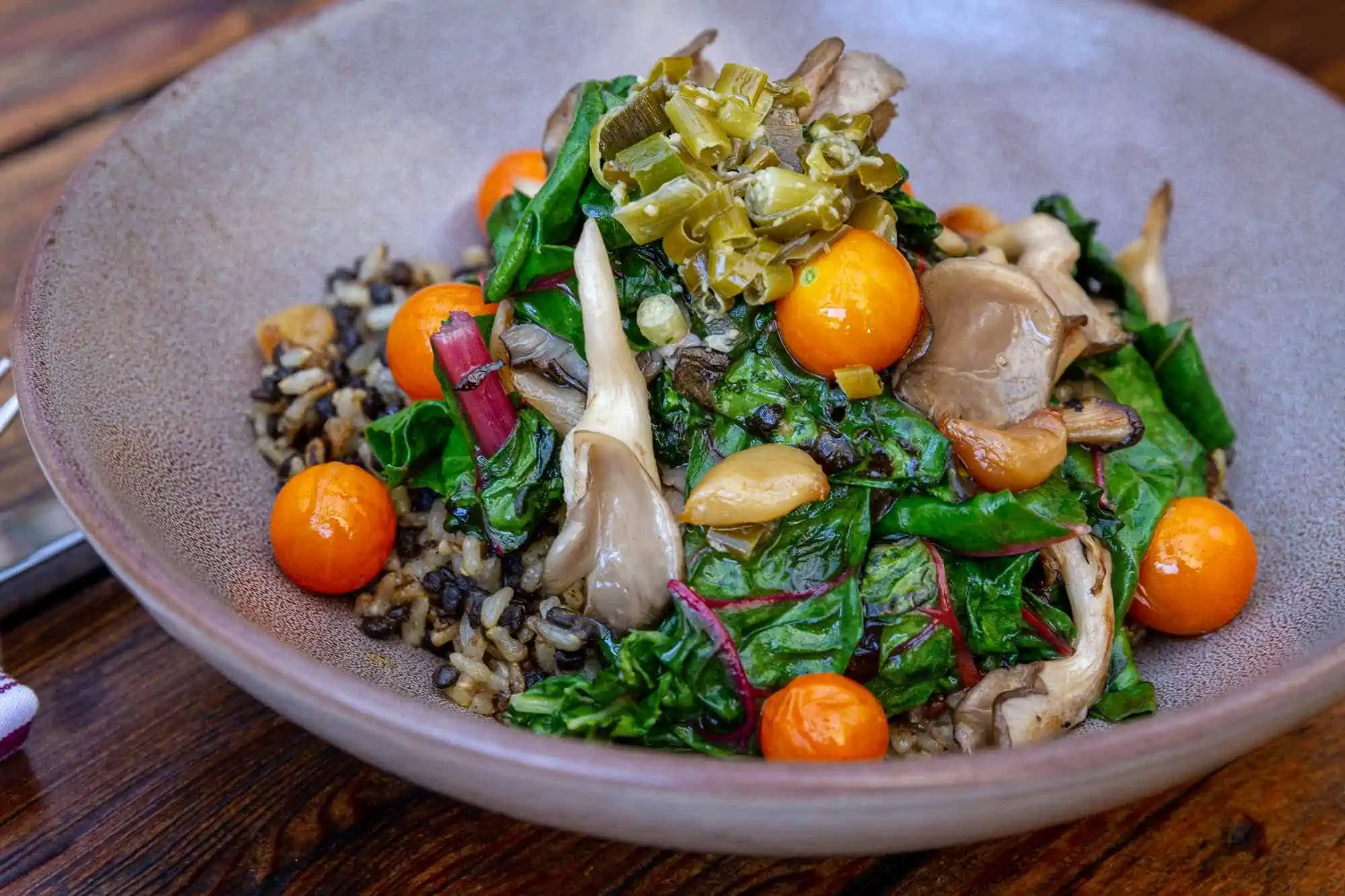 Vegan Bowl from Gather Vegan Friendly Restaurant in Berkeley California