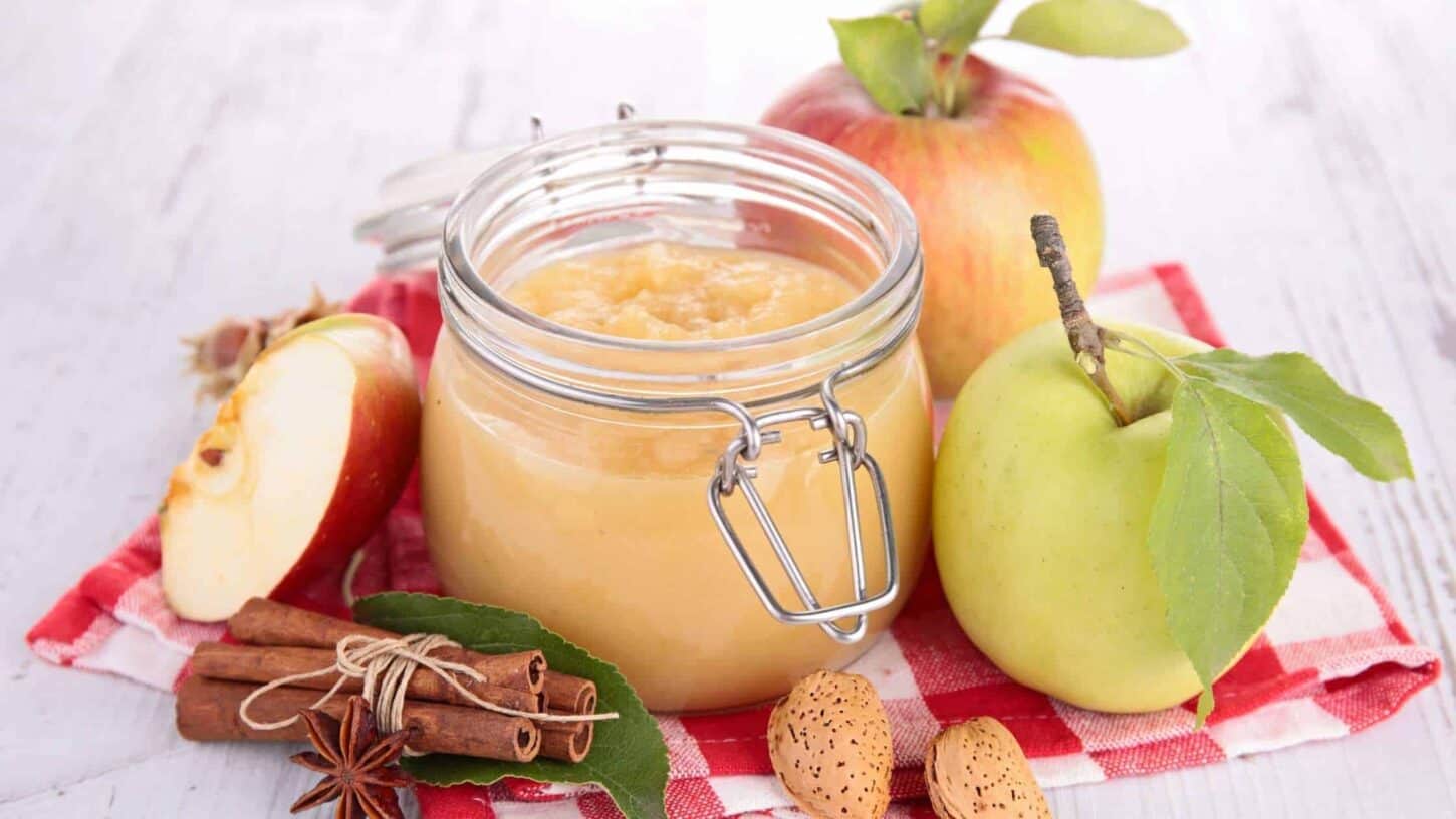 perfect fall vegan slow cooker apple sauce