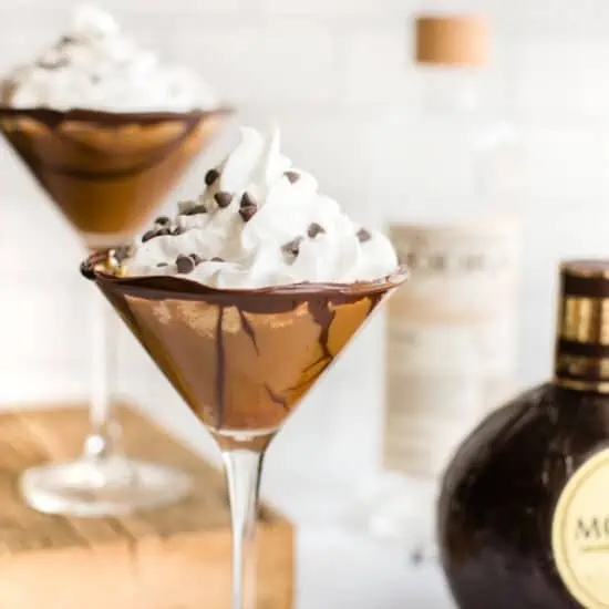 Vegan Chocolate Martini Recipe With Mozart Dark Chocolate Liqueur