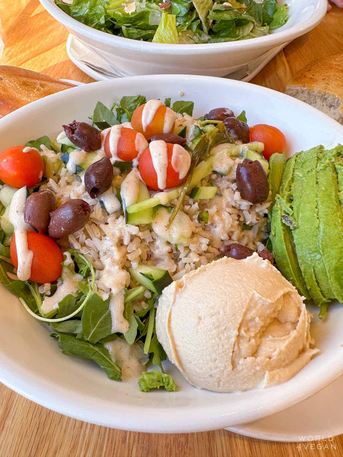 Mediterranean Rice and veggie bowl from Panera Bread