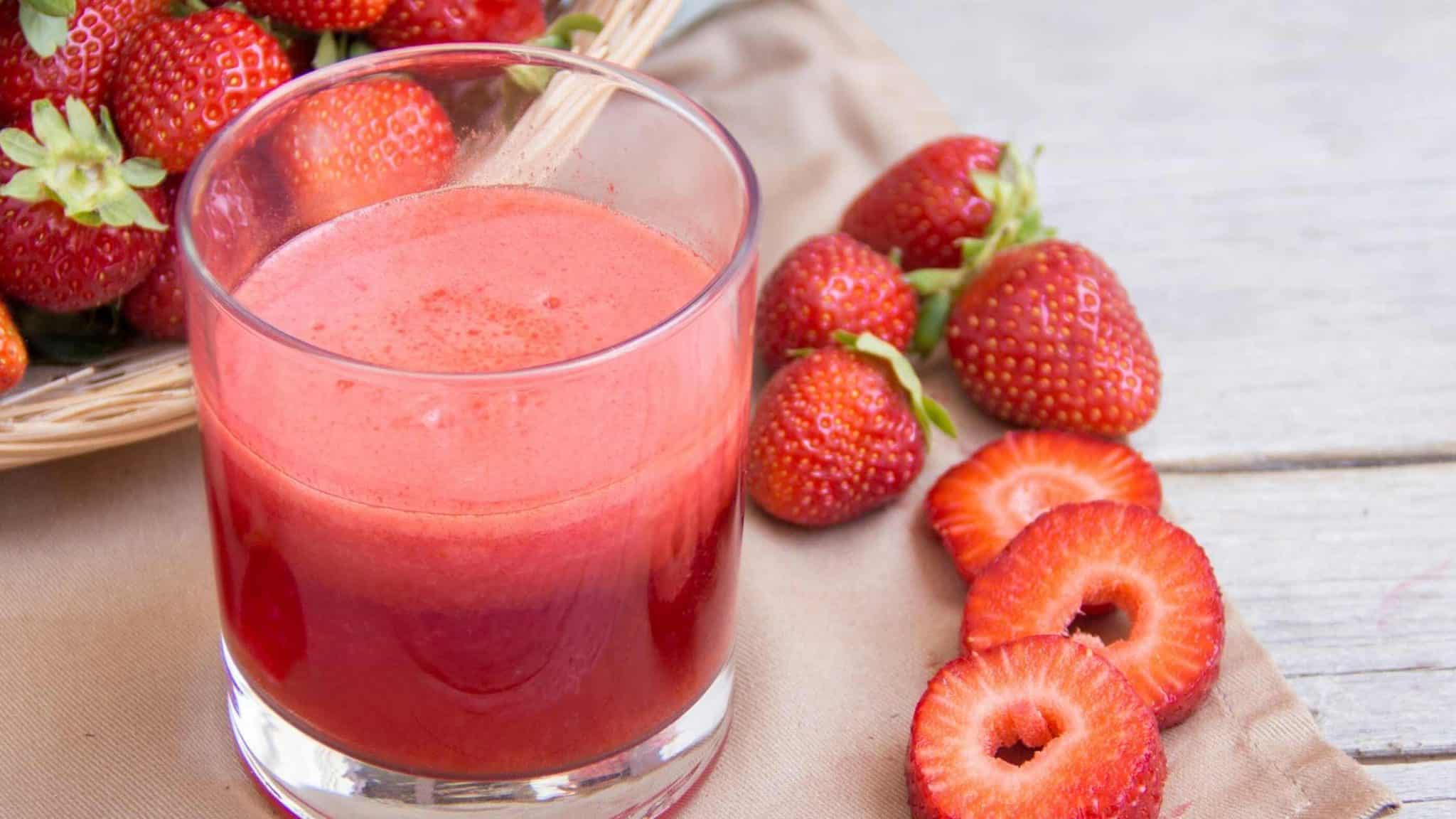 Homemade Strawberry Juice Recipe