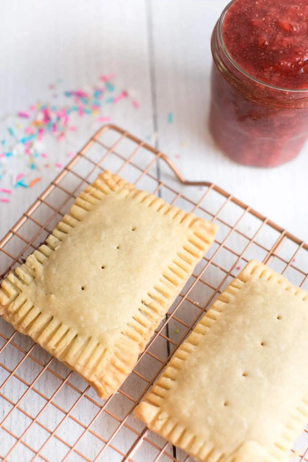 Bare Baked Vegan Pop Tarts Before Being Frosted