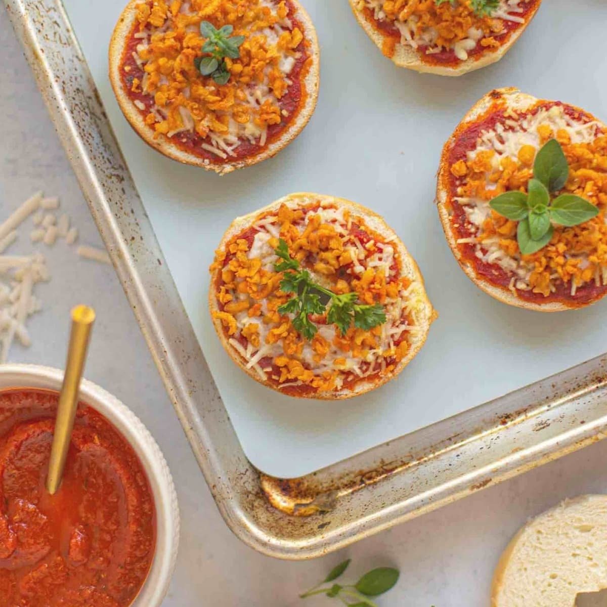 Vegan Bagel Bites (Air Fryer & Freezer-Friendly)