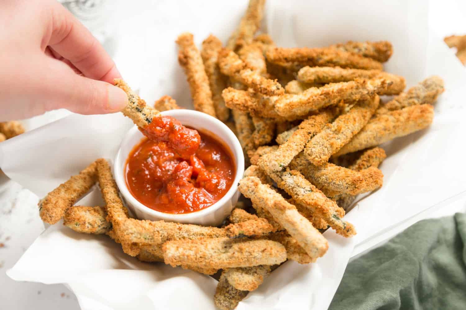 Air Fryer Zucchini FriesThe Perfect DairyFree Vegetable Side Dish