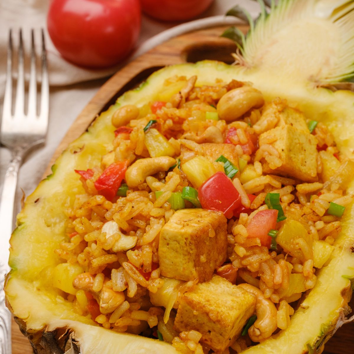 Vegan Pineapple Fried Rice