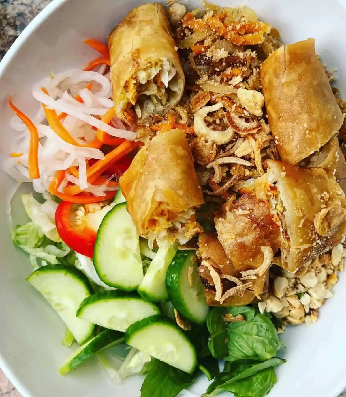 A vegan Vietnamese dish from Veggie Garden.