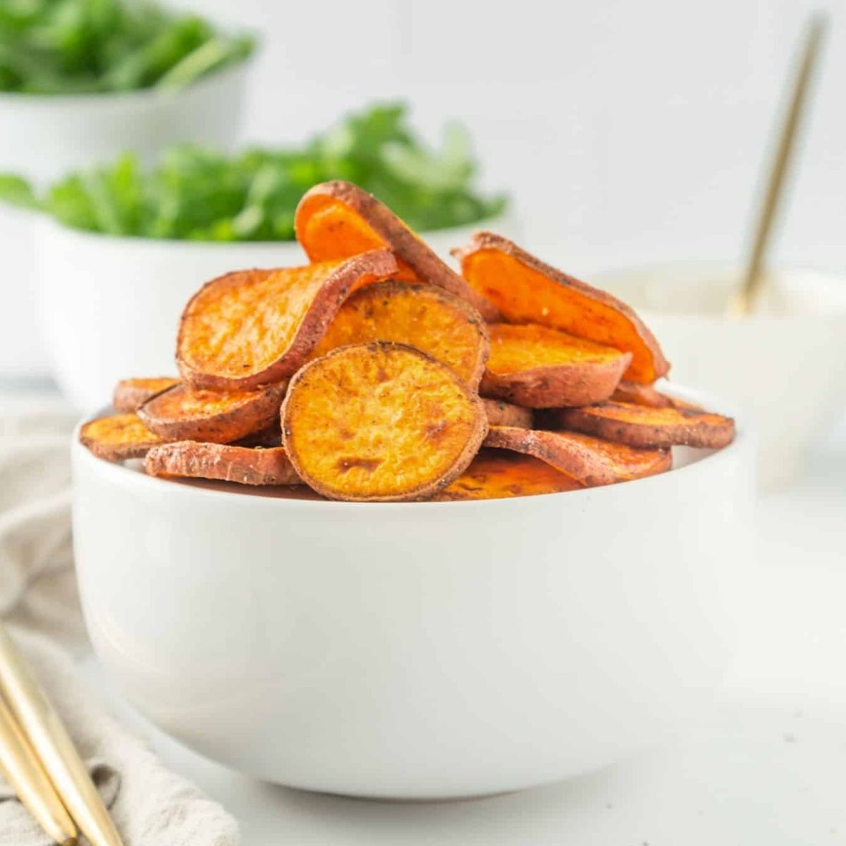 Baked Sweet Potato Slices