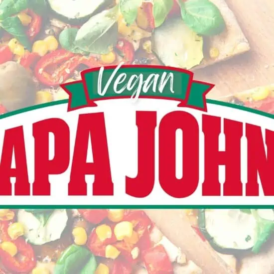 vegan papa johns menu