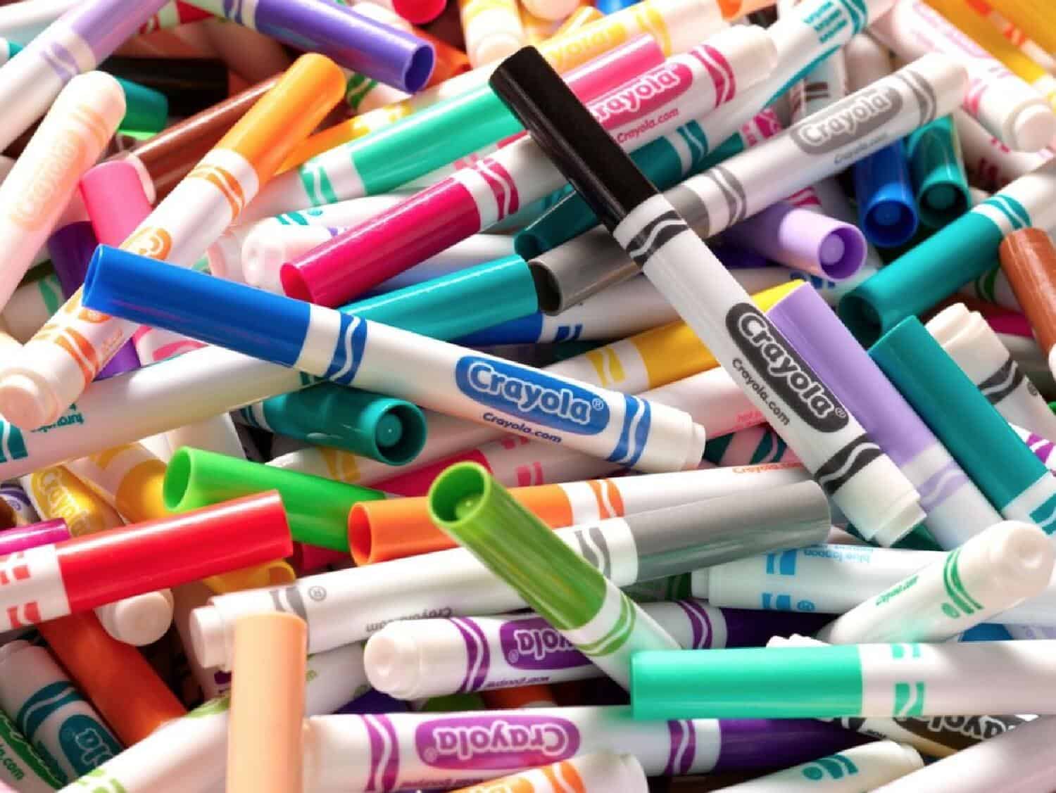 thumbnail interactive-video image 1 of Crayola 12 Count Original Markers - Bulk Pack For School & Art Projects 1 of 10