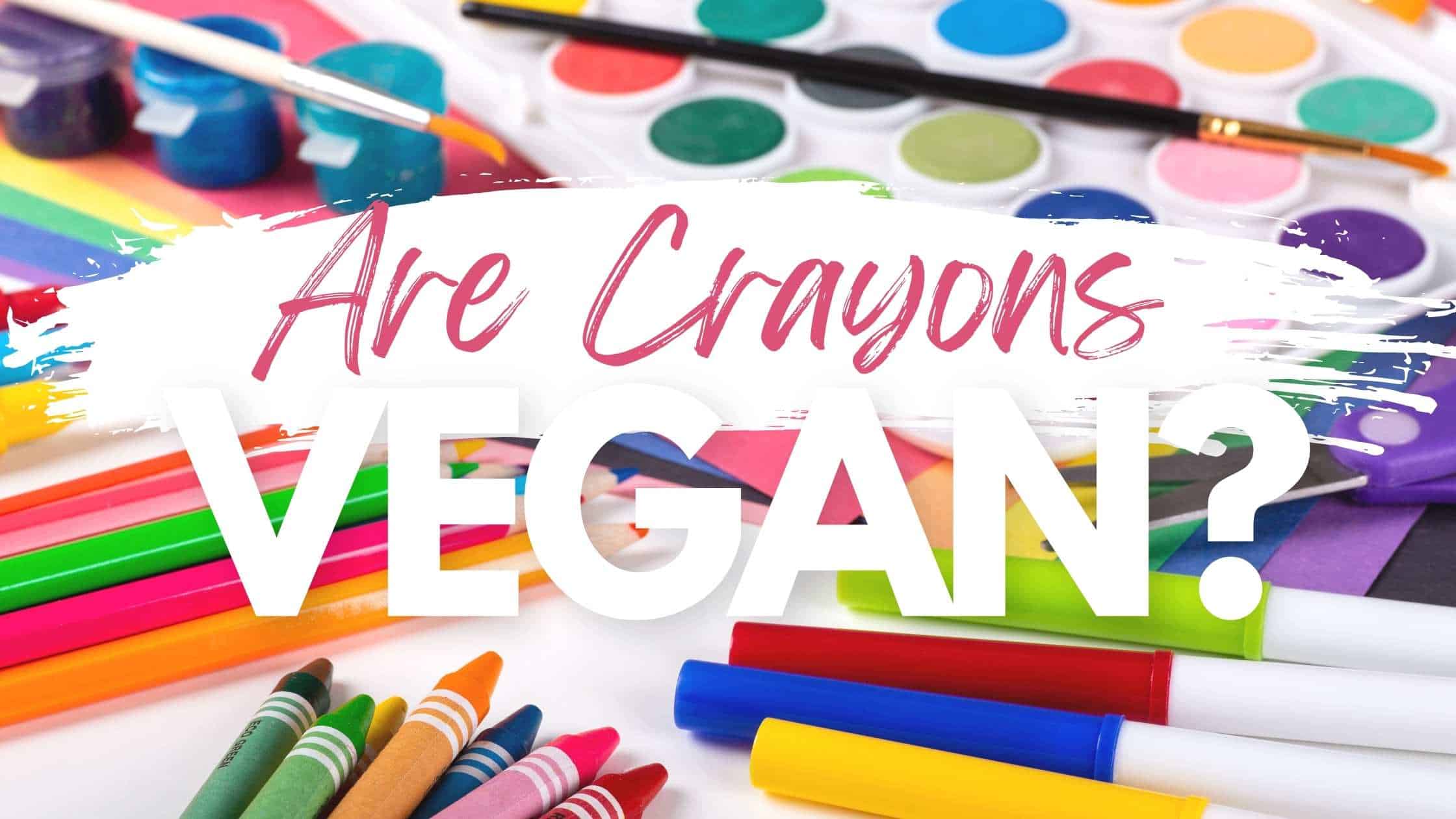 Are Crayola Crayons Vegan Best Vegan Crayons for Kids