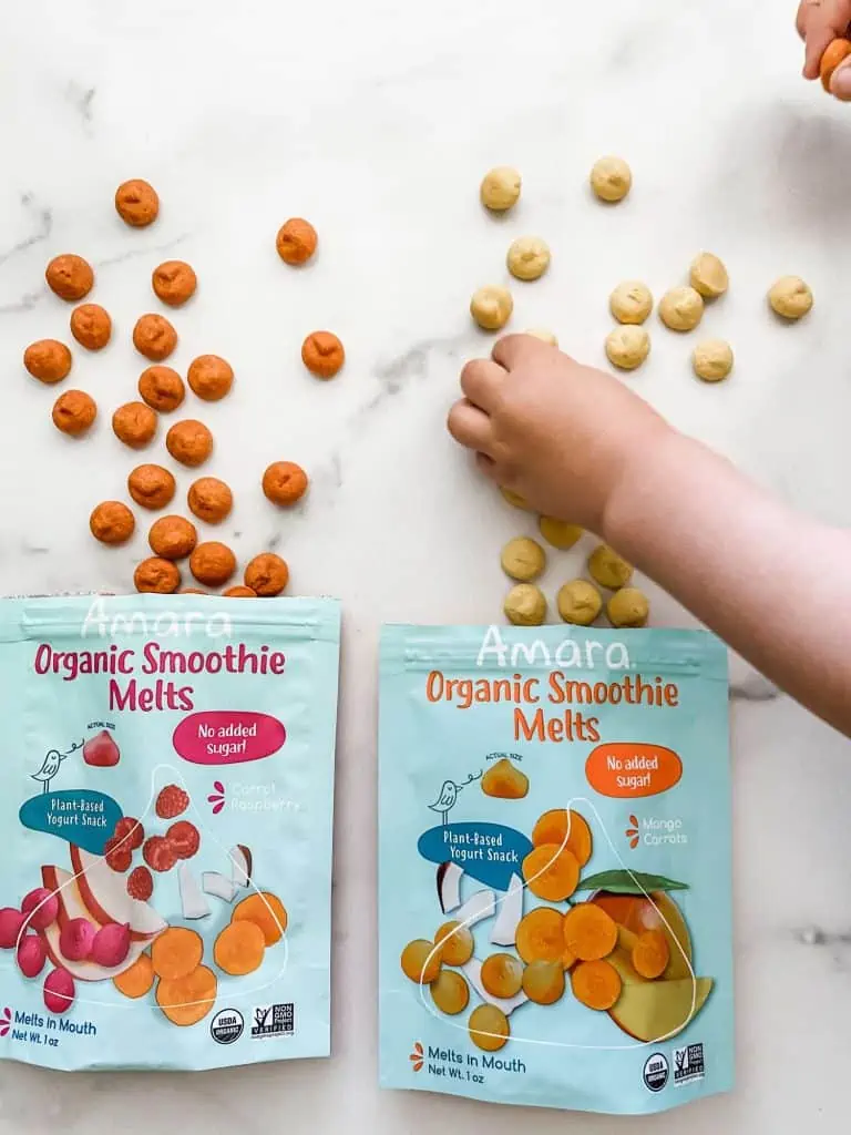 amara organic plant based smoothie melts for vegan kids